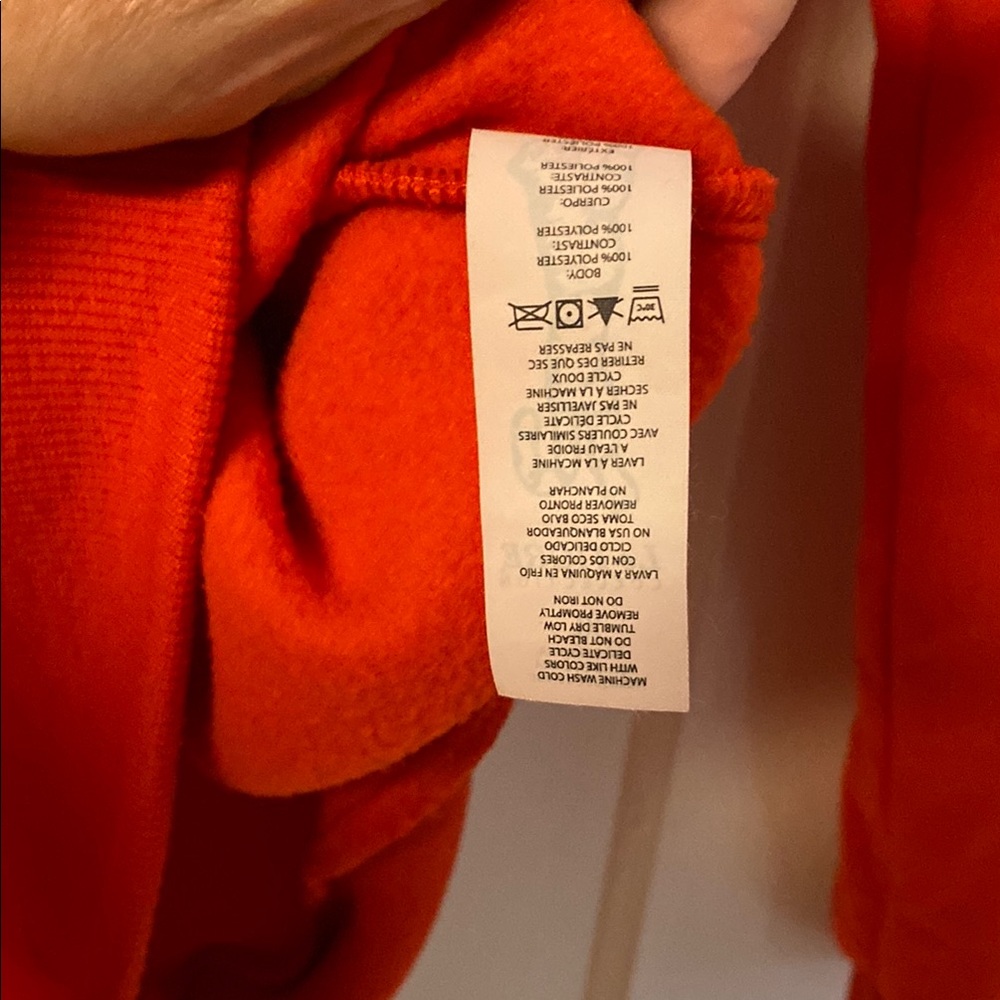 Le Tigre Orange Crewneck Sweater Eye-Catching Design - Picture 5 of 6